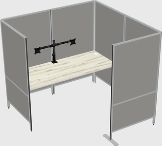 Flexible panel system with privacy