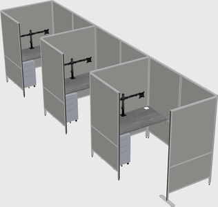 Small private panel system