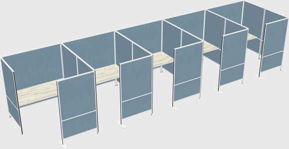 Flexible panel system with privacy