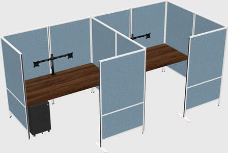 Flexible panel system with privacy