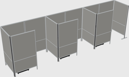 Small private panel system