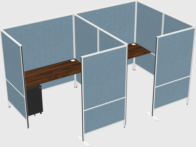 Flexible panel system with privacy