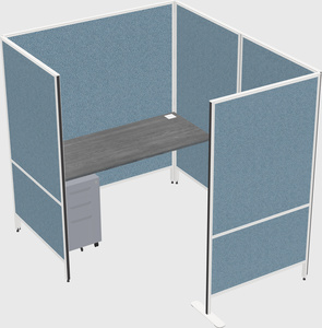Flexible panel system with privacy