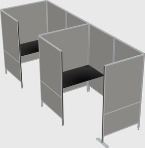 Small private panel system