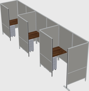 Small private panel system