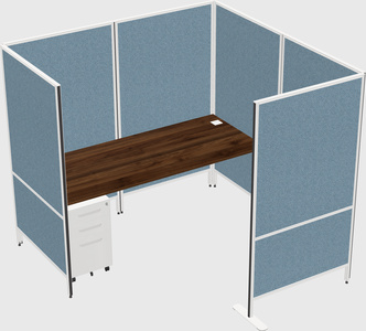 Flexible panel system with privacy