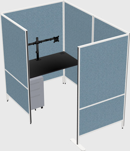 Small private panel system