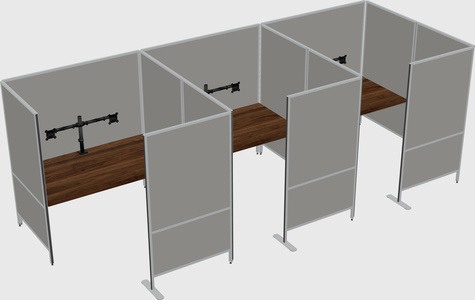 Flexible panel system with privacy