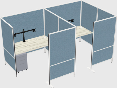 Flexible panel system with privacy