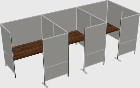 Flexible panel system with privacy