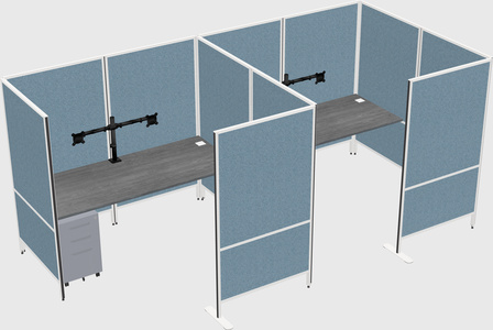 Flexible panel system with privacy