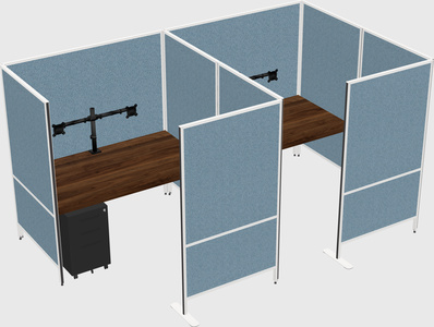 Flexible panel system with privacy