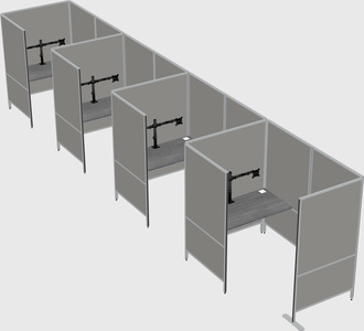 Small private panel system
