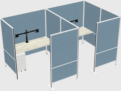 Flexible panel system with privacy