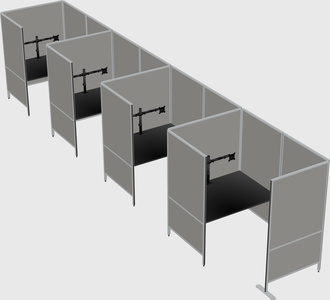 Small private panel system