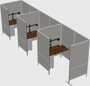 Small private panel system