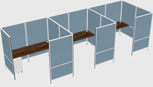 Flexible panel system with privacy