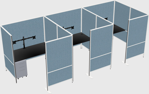 Flexible panel system with privacy
