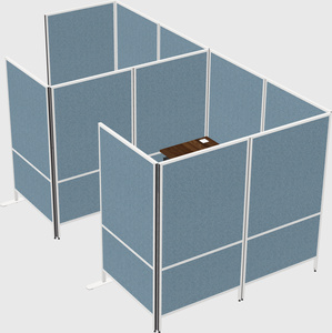 Flexible panel system with privacy