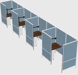 Small private panel system