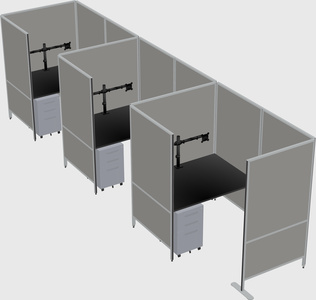 Small private panel system