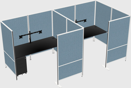 Flexible panel system with privacy