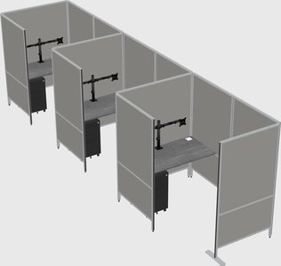 Small private panel system