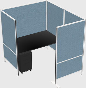 Flexible panel system with privacy