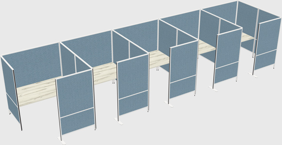 Flexible panel system with privacy