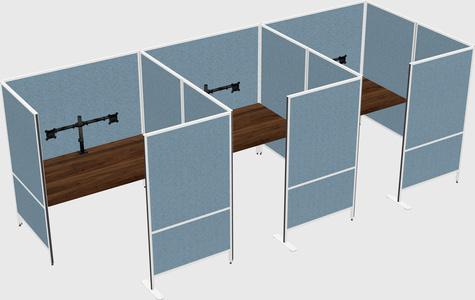 Flexible panel system with privacy