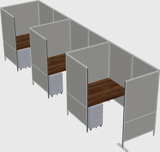 Small private panel system