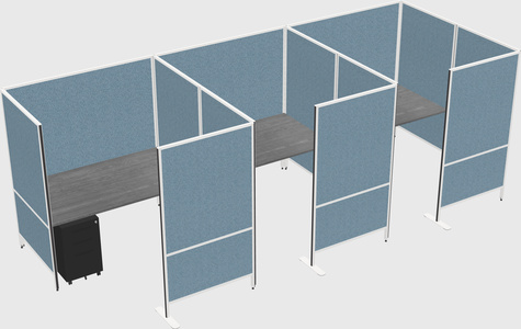 Flexible panel system with privacy