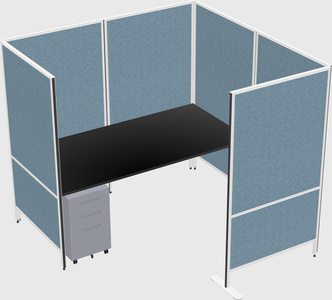 Flexible panel system with privacy