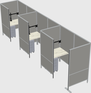 Small private panel system