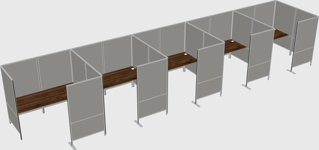 Flexible panel system with privacy