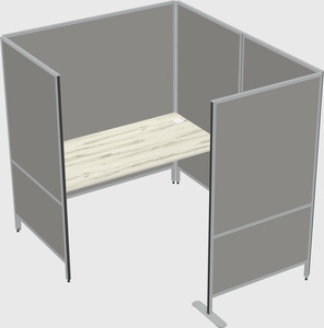 Flexible panel system with privacy