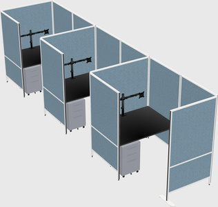 Small private panel system