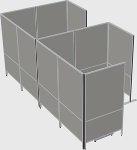 Flexible panel system with privacy