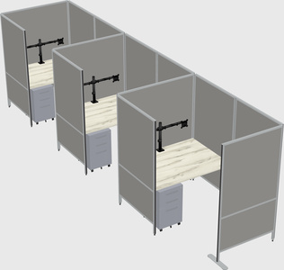 Small private panel system