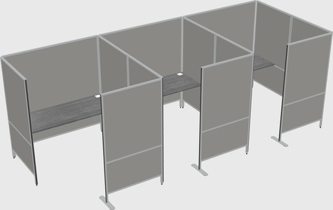 Flexible panel system with privacy