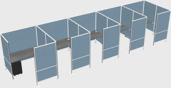 Flexible panel system with privacy