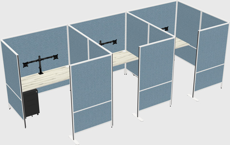 Flexible panel system with privacy