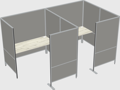 Flexible panel system with privacy