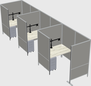 Small private panel system
