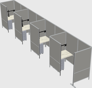 Small private panel system