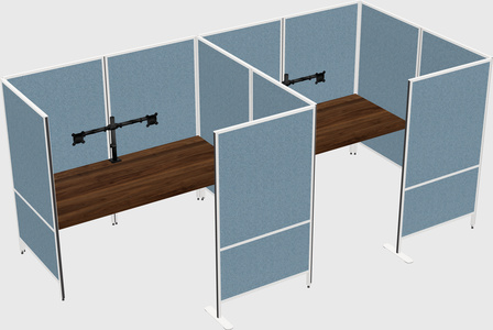 Flexible panel system with privacy