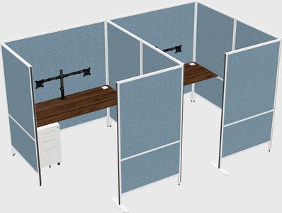 Flexible panel system with privacy