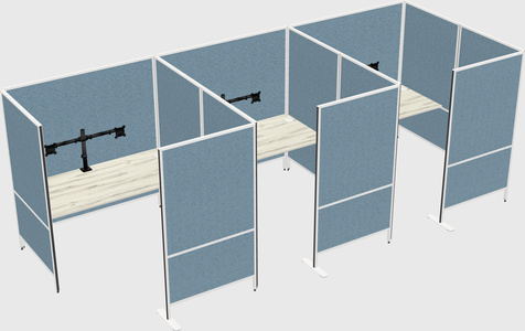 Flexible panel system with privacy