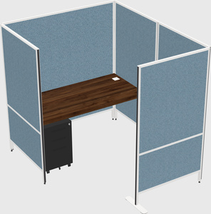 Flexible panel system with privacy
