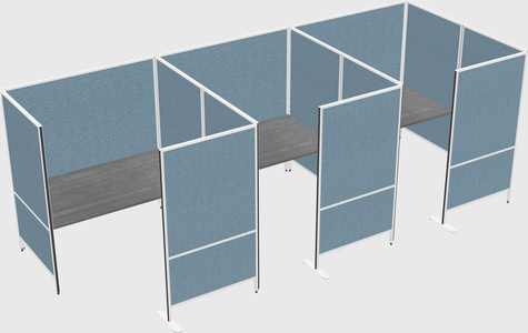 Flexible panel system with privacy
